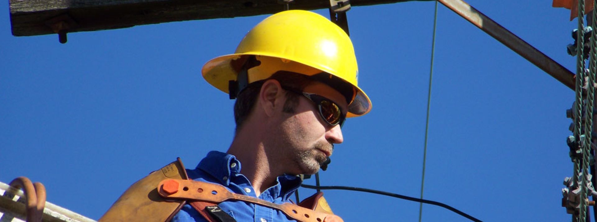 bigstock Power Worker In A Lift Bucket 3103043